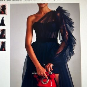 A-line Evening Gown Corset Dress